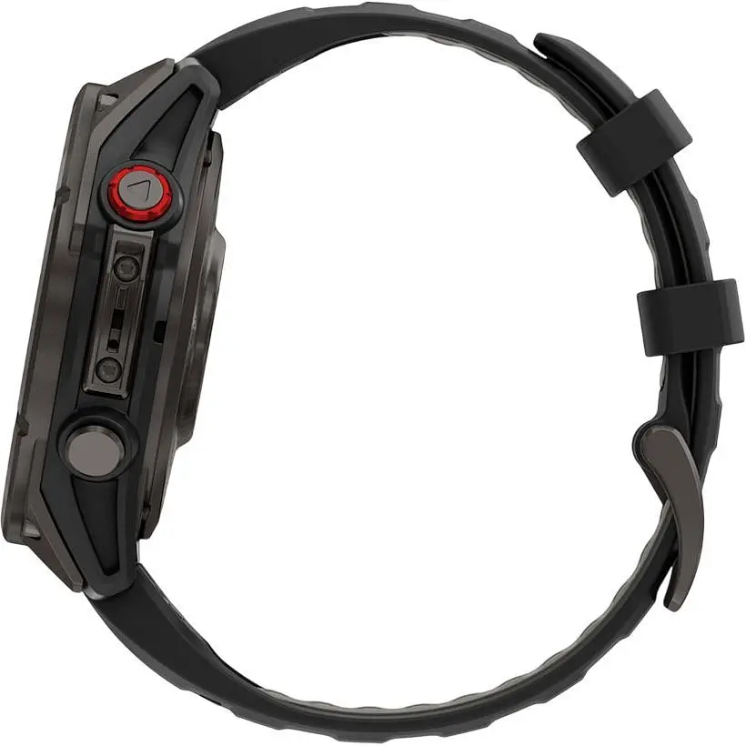 Смарт-годинник Garmin Fenix 8 Pro AMOLED Sapphire 47mm Carbon Gray DLC Titanium with Black/Pebble Gray Silicone Band (010-03198-01) [145042] - фото 5