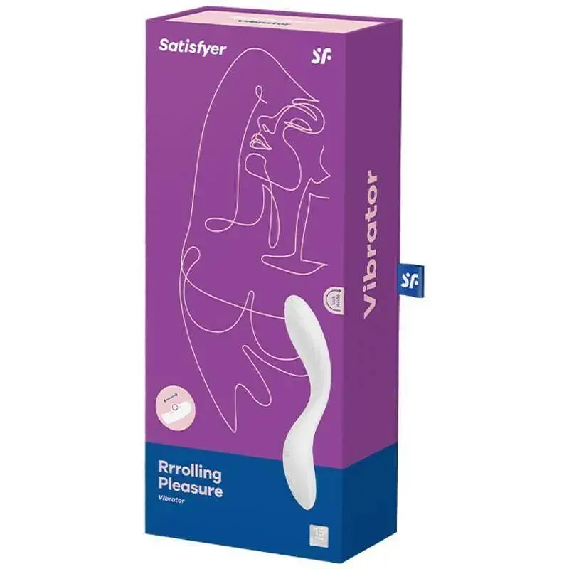 Вібратор Satisfyer Rrrolling Pleasure Білий Жемчужна - фото 5