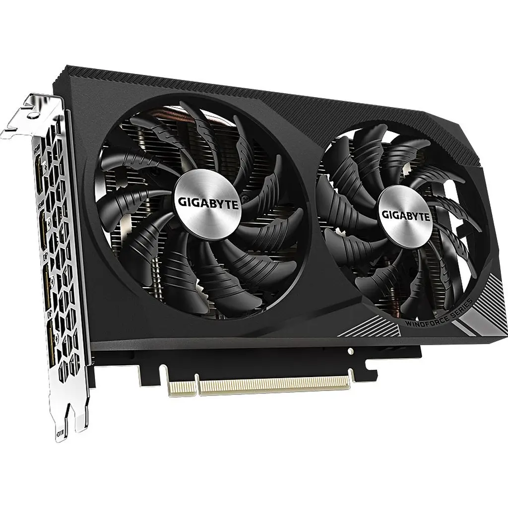 Відеокарта Gigabyte GeForce RTX 3050 8 ГБ Windforce OC V2 (GV-N3050WF2OCV2-8GD) [99592] - фото 3