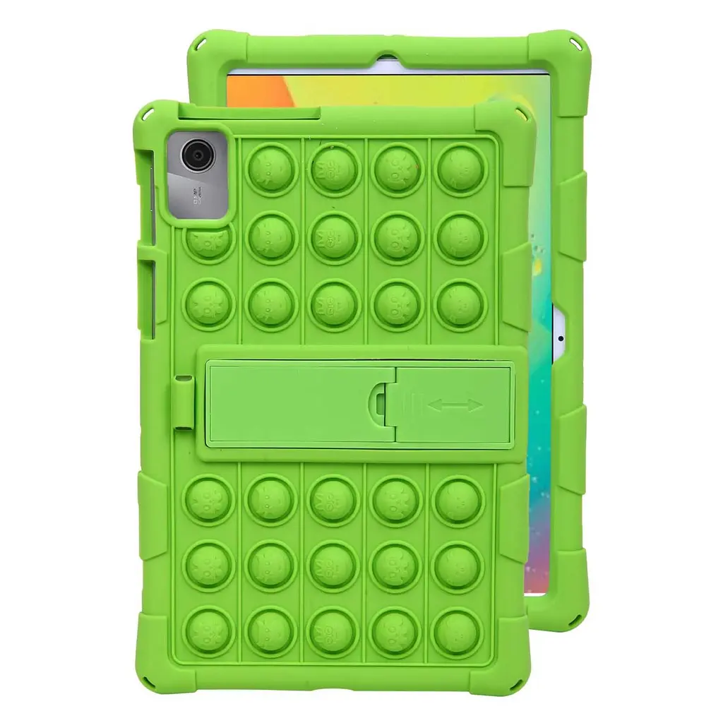 Чехол SoftGel Kids детский pop-it Lenovo Tab M11 TB330 TB331 Зеленый - фото 2