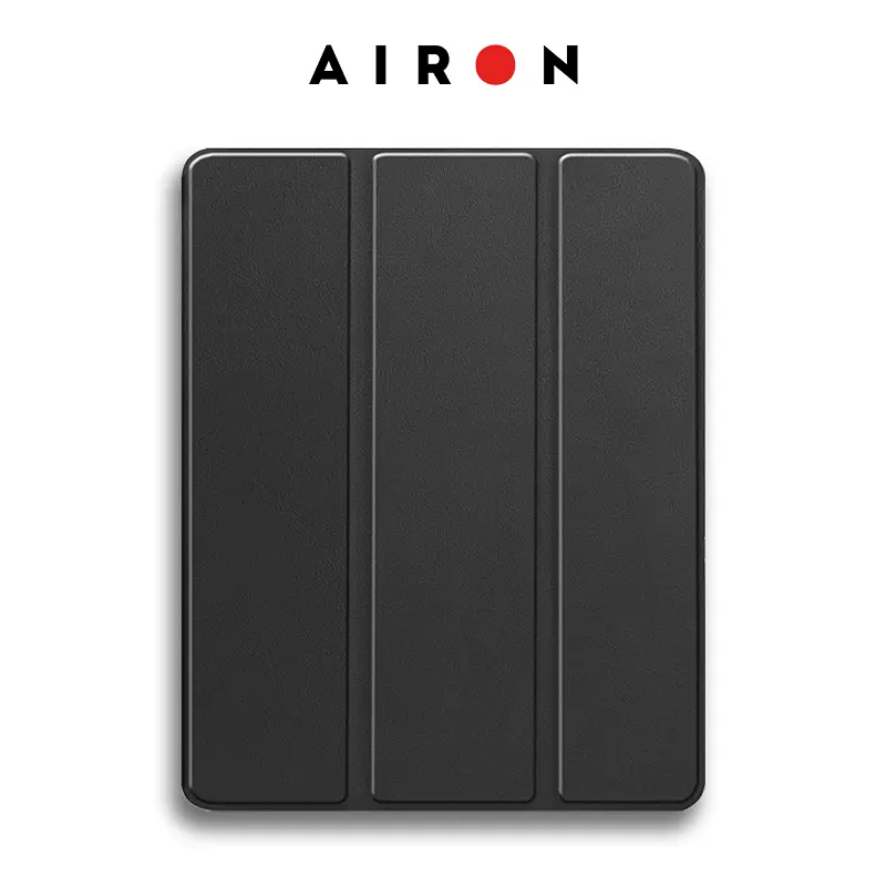 Чехол AIRON Premium SOFT для iPad Pro 13 2024 с защитной пленкой и салфеткой Black - фото 5