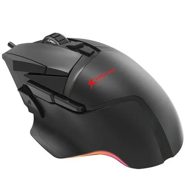 Комп'ютерна мишка Xtrike Me GM-520 ігрова 12800dpi. 9кн. RGB високий профіль чорна (GM-520) - фото 7