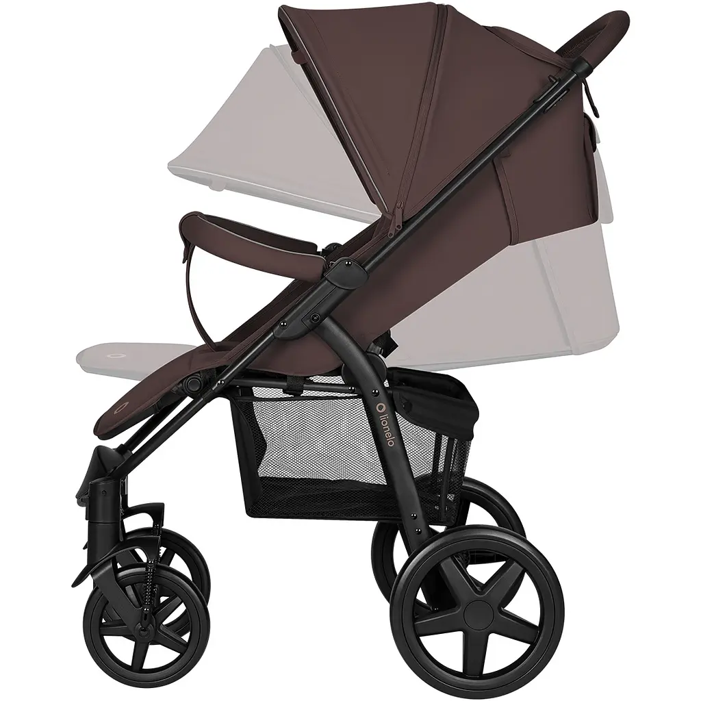 Коляска Lionelo Annet Plus brown chocolate (LO-ANNET PLUS BROWN CHOCOLATE) - фото 4