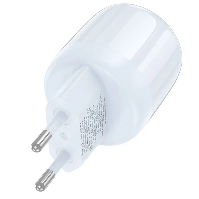 МЗП Borofone BA94A Lustrous PD30W+QC3.0 (1USB-A/1C) Blue - фото 2