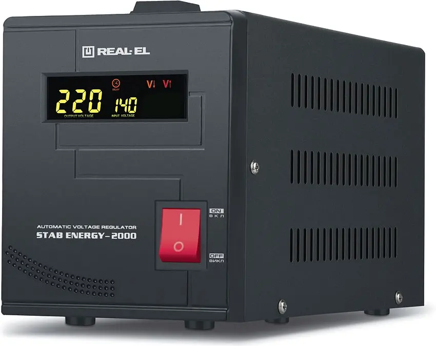 Стабілізатор REAL-EL STAB ENERGY-2000 (EL122400013) - фото 5