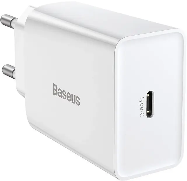 Зарядний пристрій Baseus Speed Mini Quick Charger 1C 20W EU white (CCFS-SN02) - фото 3