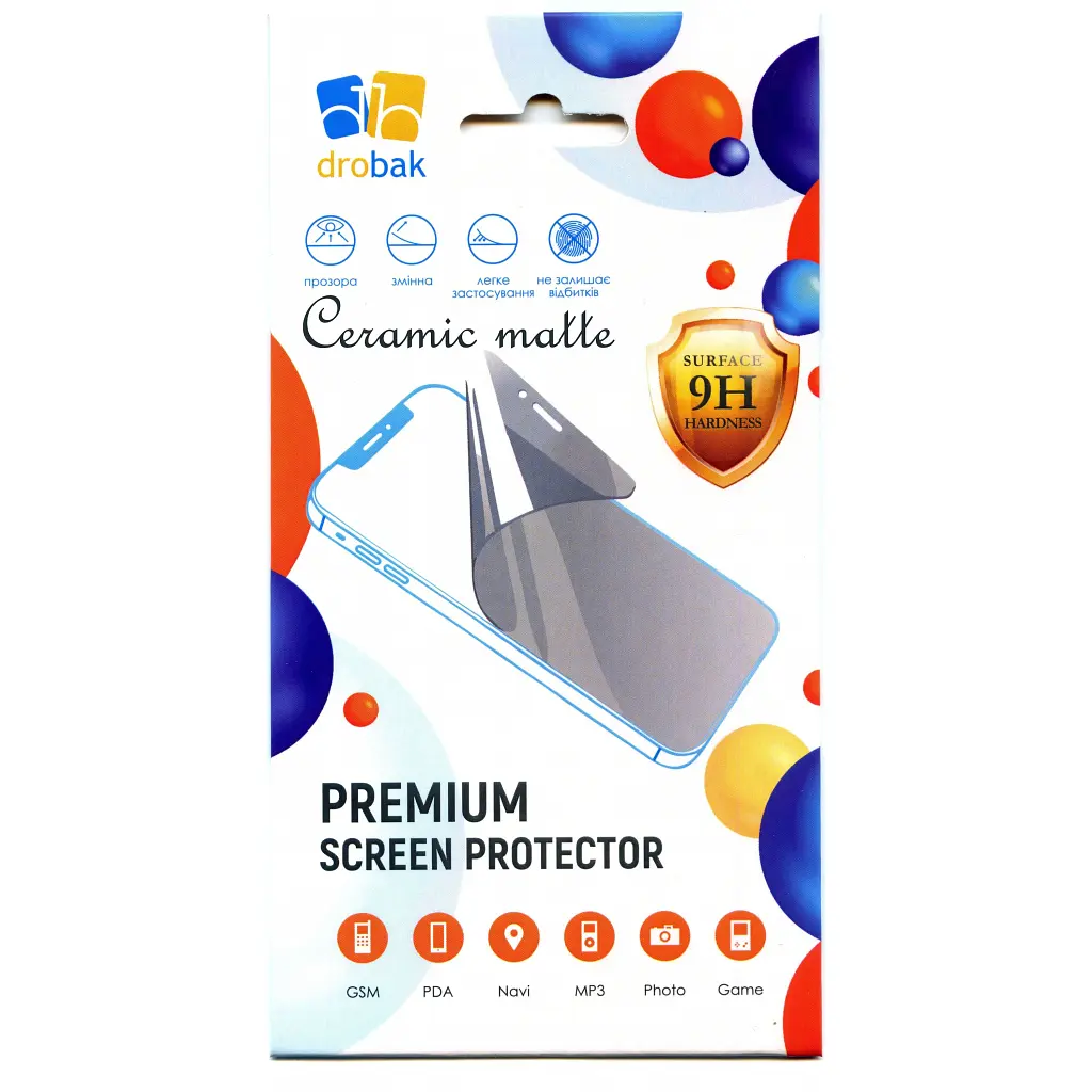 Стекло защитное Drobak Matte Ceramics Apple iPhone 14 Plus (535325) (535325) - фото 2