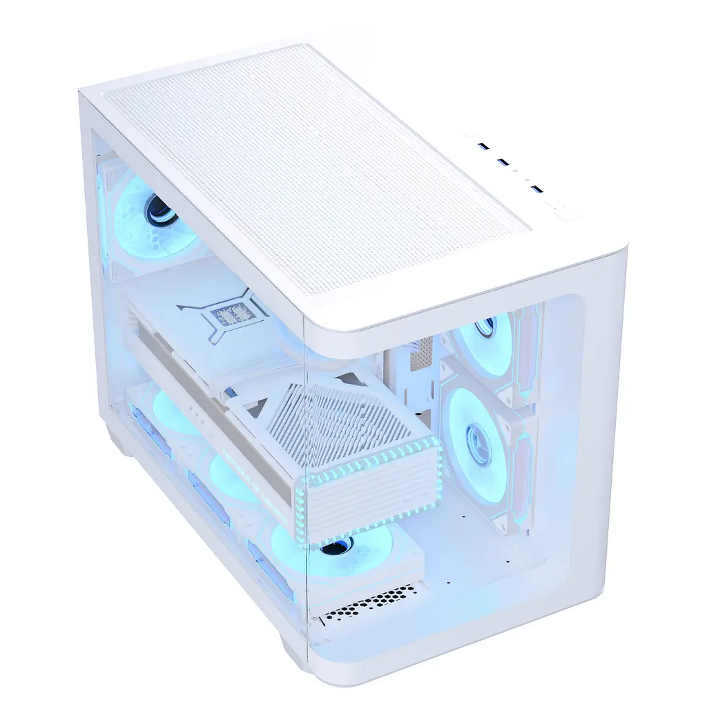 Корпус AeroCool P300C-G-WT-v1 (ACCS-PN02033.21) White без БП - фото 5
