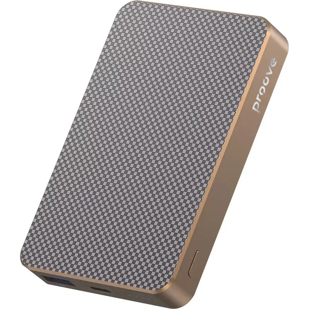 Портативный аккумулятор Proove Carbon Slim Magnetic 22.5W 10000mAh sunflare (PBCS22110050) - фото 2