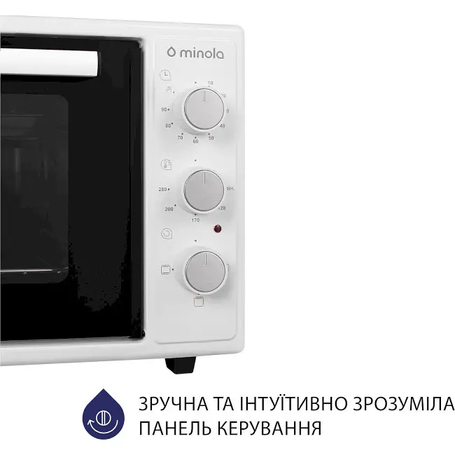 Електрична піч Minola Foe 4815 WH - фото 3