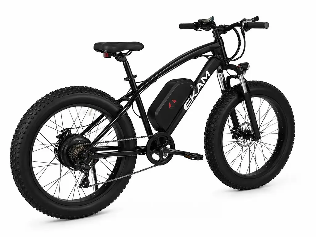 Електровелосипед Фетбайк E-KAM KM-E10 26" (800W, 48V, 19Ah) Fatbike ЕКАМ - фото 2