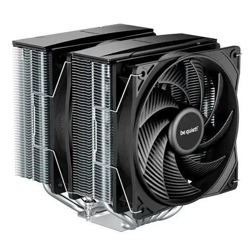 Кулер для процесора Pure Rock Pro 3, Silver/Black, 2x120 мм (2000 об/хв) Intel 1851/1700/ be quiet! teh0027813 - фото 2