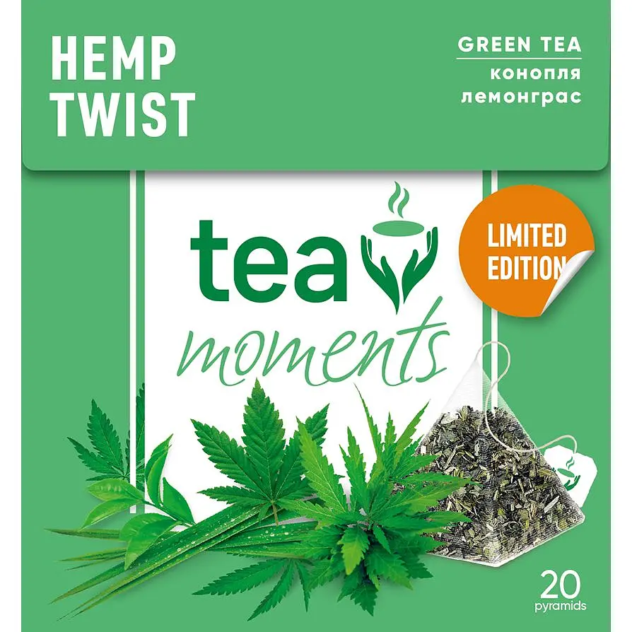 Чай Tea Moments Hemp Twist 36 г (20 пир. х 1.8 г) - фото 2