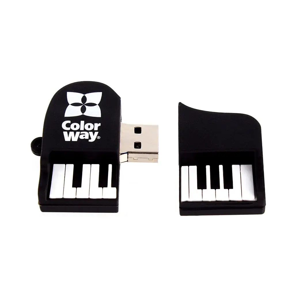 USB флеш накопичувач ColorWay Piano 64 GB 3.0 Black (CW-USBPO64) - фото 6