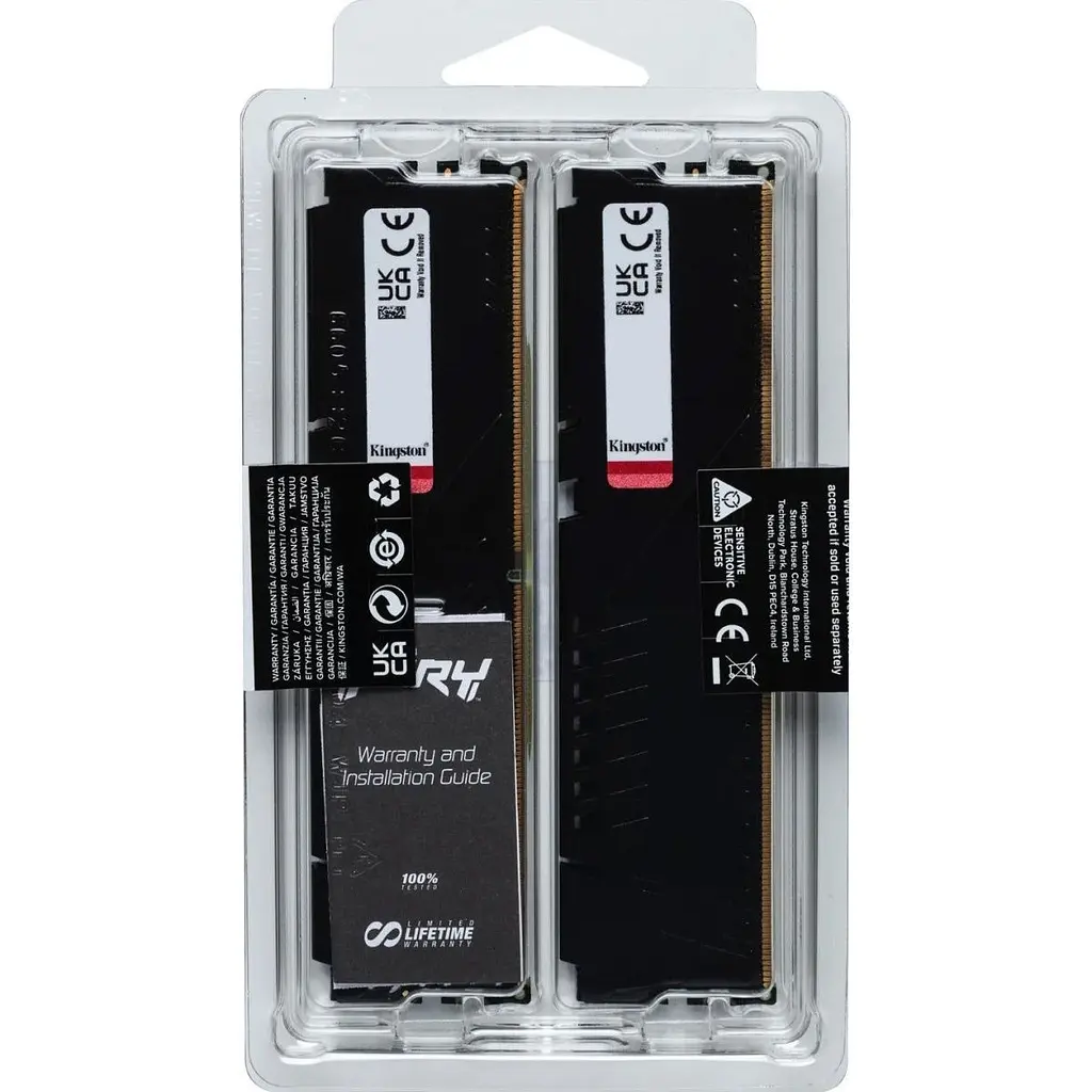 Модуль пам'яті DDR5 Kingston FURY Beast 2x16GB 6000MHz Black (KF560C30BBEK2-32) [171726] - фото 5