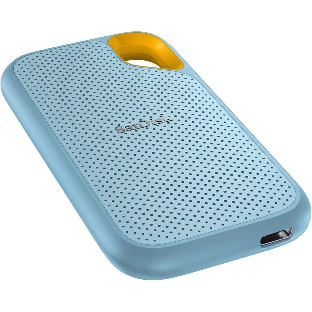 Зовнішній SSD накопичувач SanDisk Extreme Portable V2 2TB Sky Blue (SDSSDE61-2T00-G25B) [158275] - фото 5