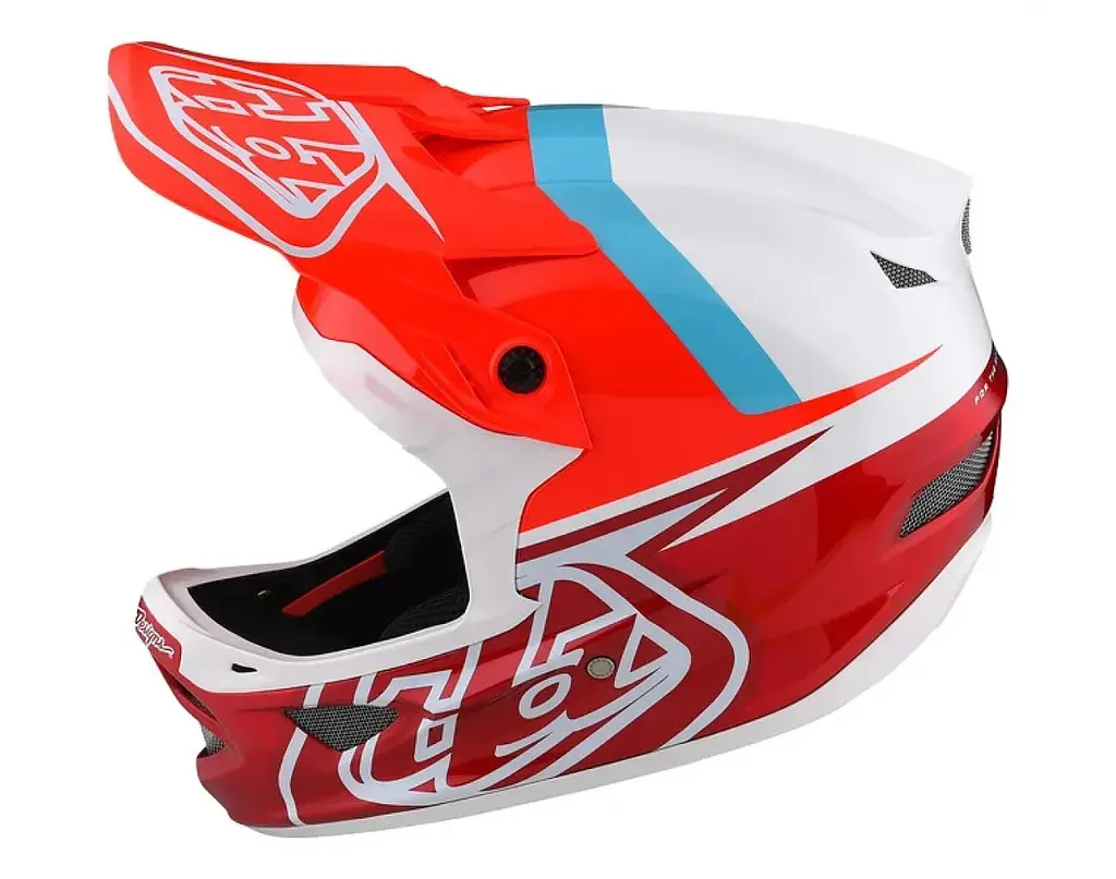 Велошлем Troy Lee Designs D3 Fiberlite Slant L Red (1106-198744014) - фото 2