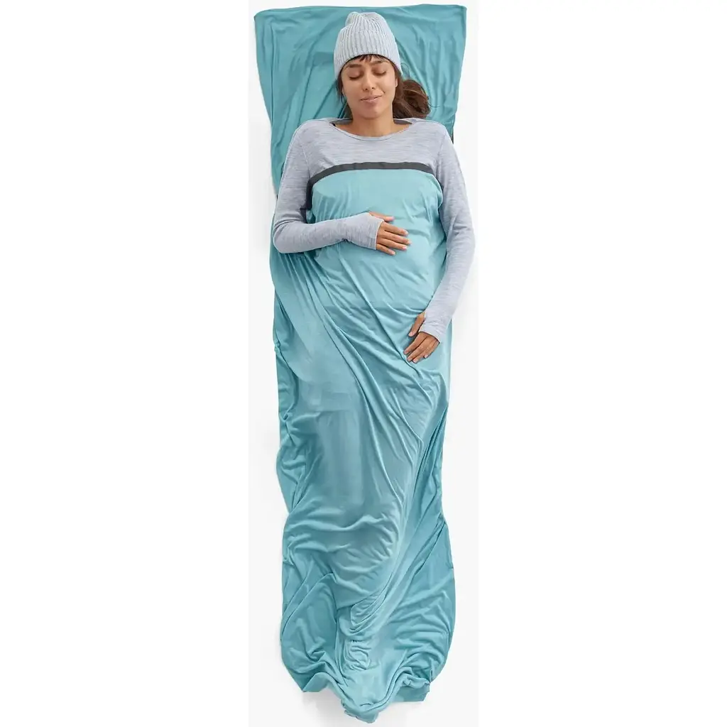 Вкладиш в спальник Sea To Summit Comfort Blend Sleeping Bag Liner Rectangular w/ Pillow Sleeve (1033-STS ASL032071-250201) - фото 4