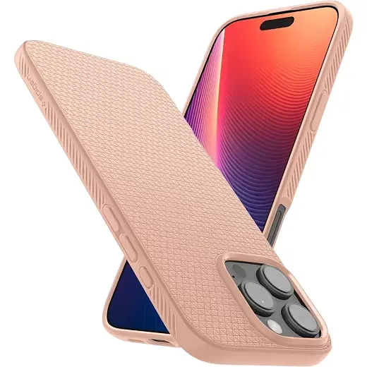 Чохол Spigen Liquid Air Rose Titanium для iPhone 16 Pro (ACS08692) - фото 2
