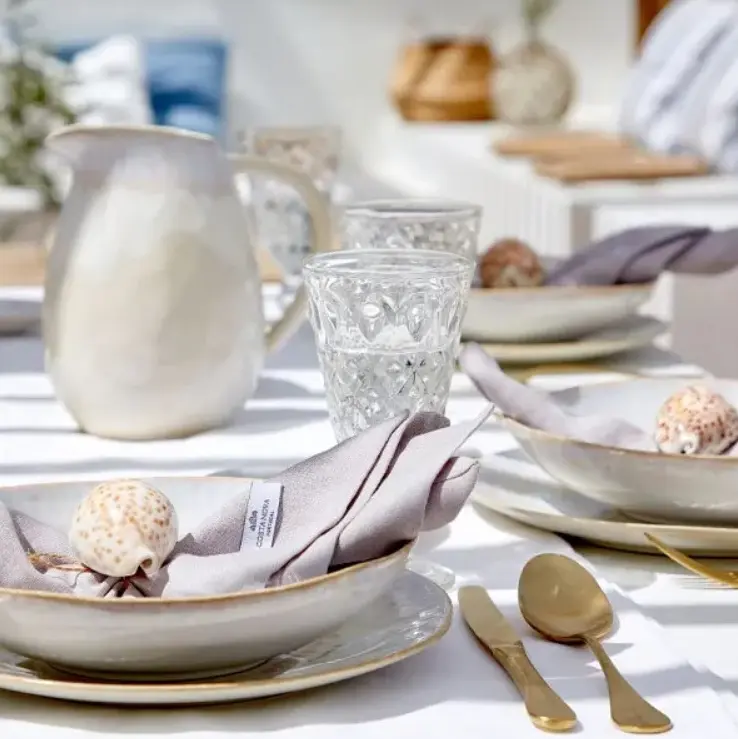 Тарілка Costa Nova Brisa для пасти 23 см біла (560673995180) - фото 7