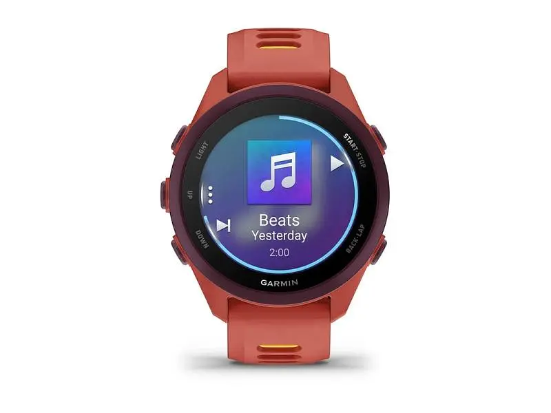 Смарт-годинник Garmin Forerunner 170 Music Red Pink with Red Pink/Mango Band (010-03920-13) - фото 7