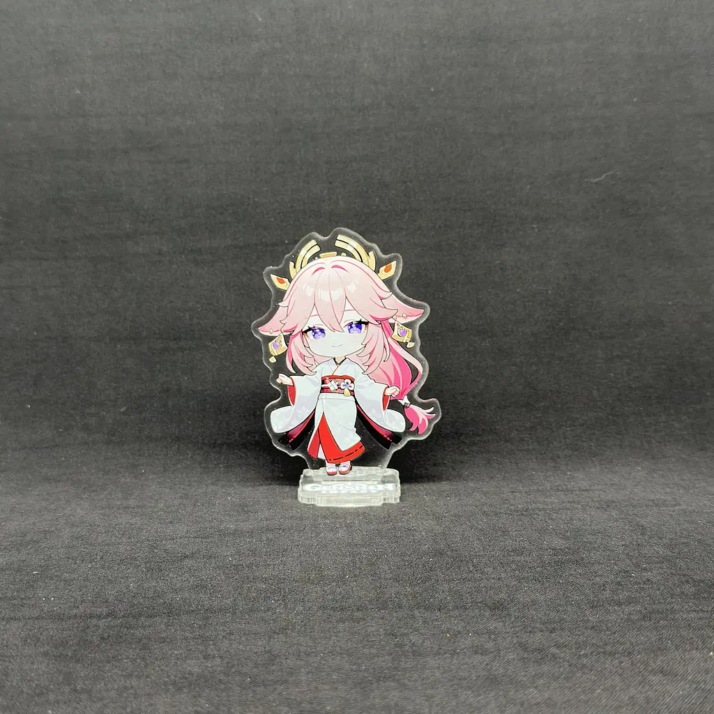 Акрилова колекційна фігурка Геншин Імпакт - Genshin Impact Chibi Яе Міко 2 10 см
