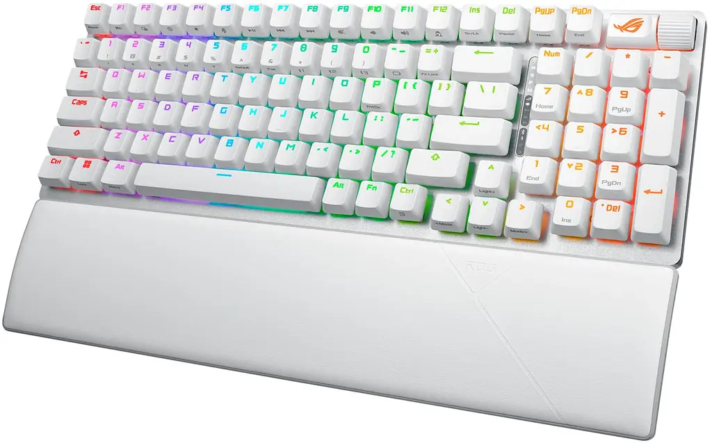 Клавіатура ASUS ROG Strix Scope II NX Snow Wireless EN RGB White (90MP037A-BKUA30) - фото 5