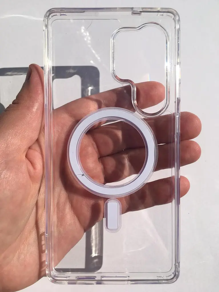 Чохол протиударний для Samsung Galaxy S26 Ultra (S948) Clear Case Ultra Hybrid with MagSafe Прозорий - фото 4