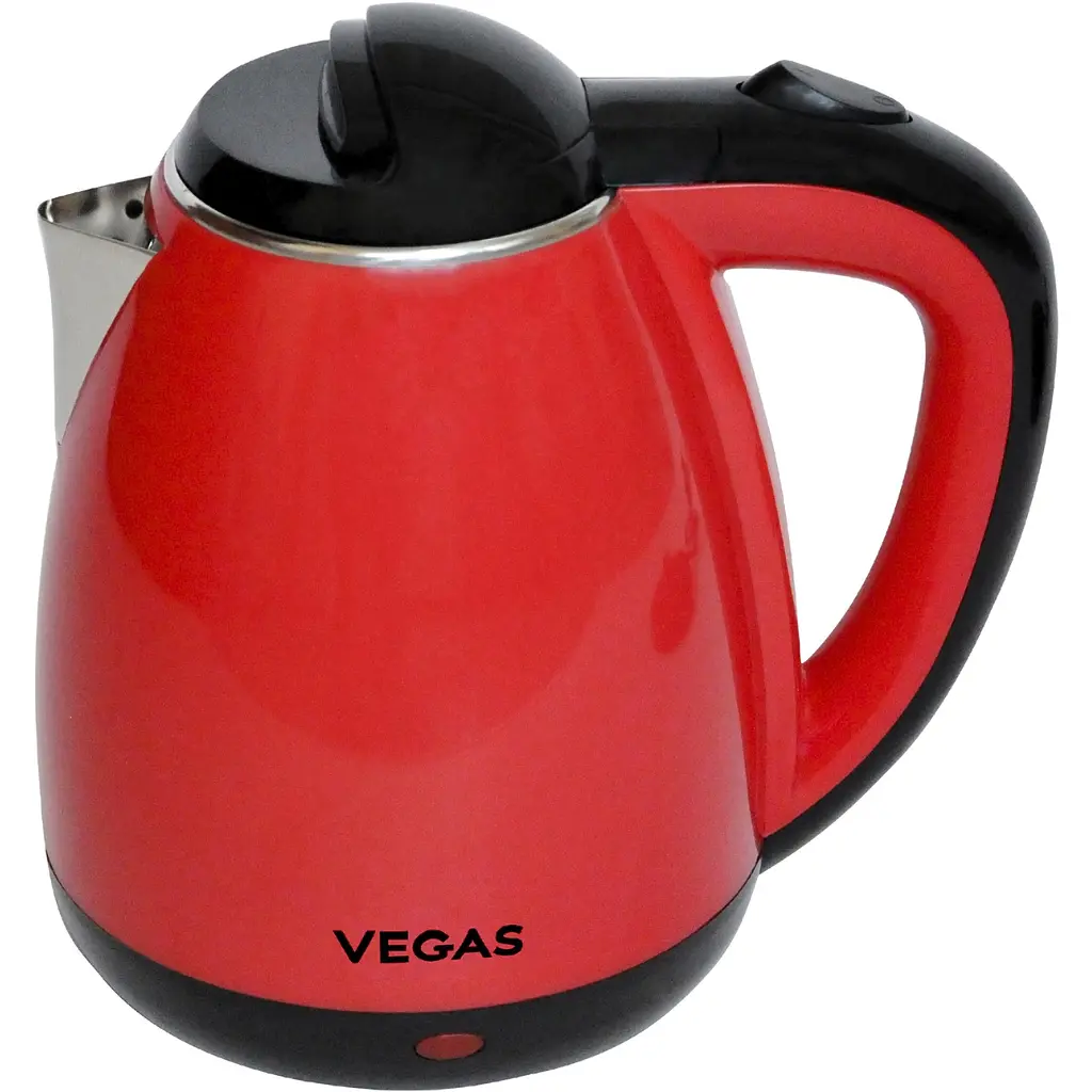 Чайник електричний Vegas VEK-6060R 1500Вт 1.7 л червоний (VEK-6060R) - фото 2