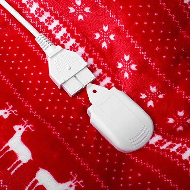 Одеяло электрическое электроодеяло новогоднее Camry CR 7441 двуспальное 120 Вт - фото 4