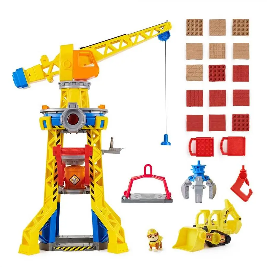 Игровой набор Rubble & Crew Большой подъемный кран-башня Бухты строителей (SM28508/6067494) - фото 3