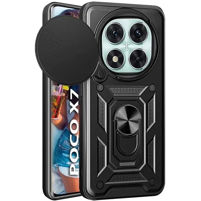 Панель BeCover Military для Poco X7 Black (712873)