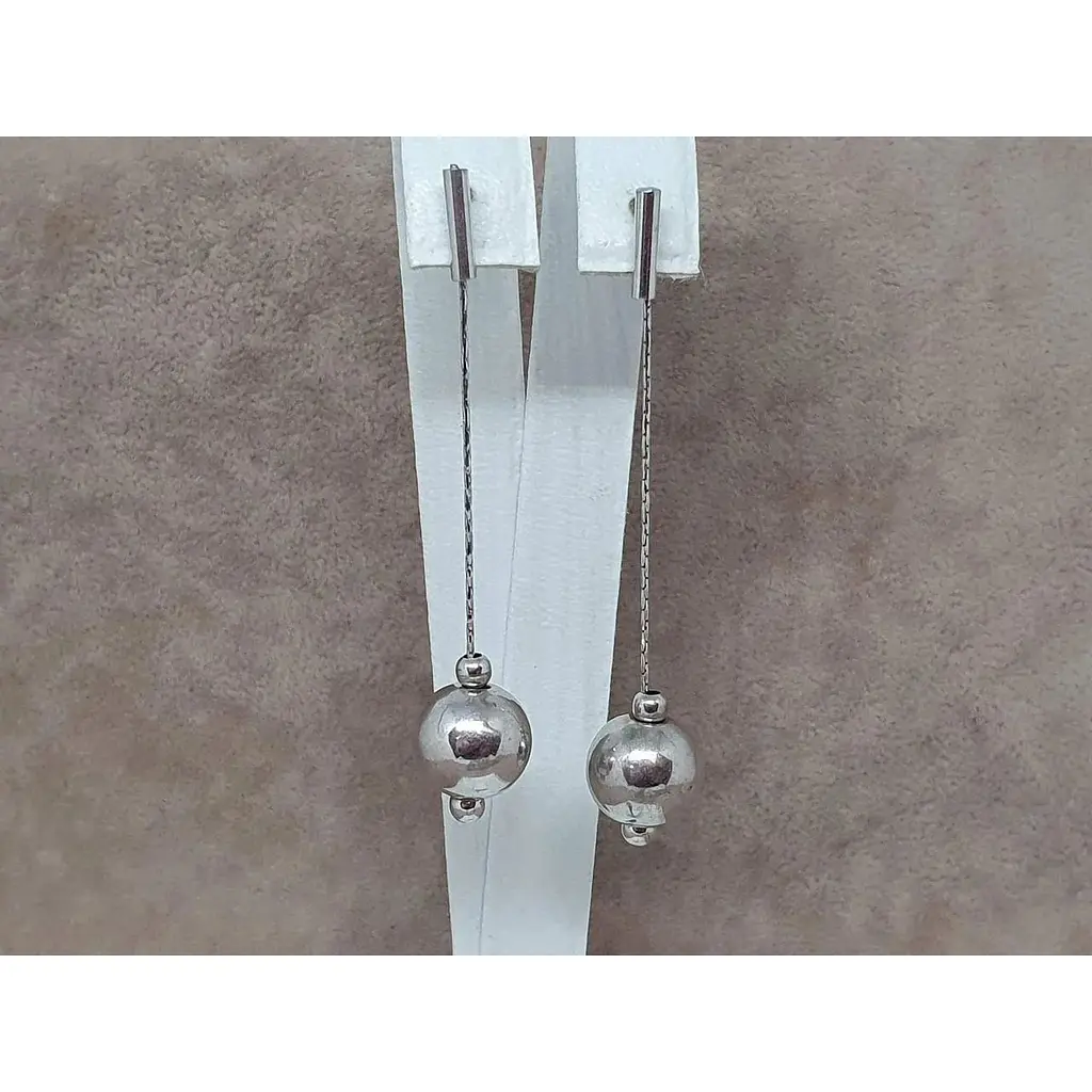 Срібні сережки-підвіски TOP Silver. 520442 - фото 3