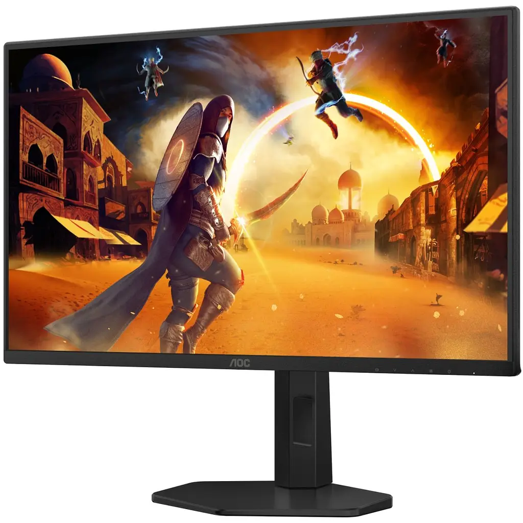 Монітор TFT 24.5" AOC 25G4SXU, Fast IPS, 300 Гц, 2xHDMI, DP, HAS, Pivot, чорно-сірий (25G4SXU) - фото 7