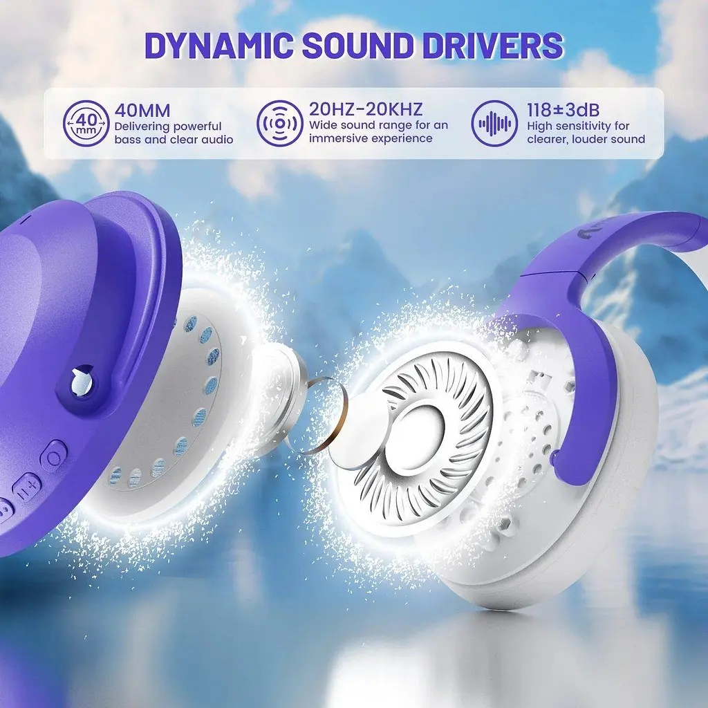 Навушники Attack Shark G300 Wireless (AS-G300-P) Purple (G-000003985) - фото 6