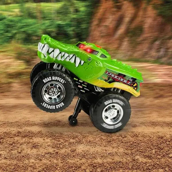 Іграшкова машинка Road Rippers Wheelie Monsters Крокодил зі звуком і світлом - фото 4