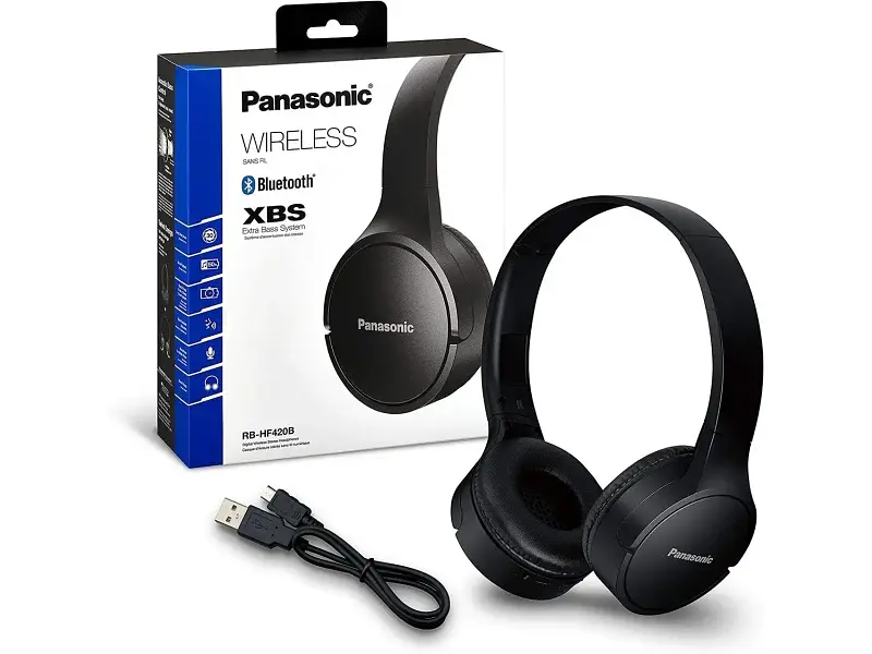 Навушники з мікрофоном Panasonic RB-HF420BE black - фото 4