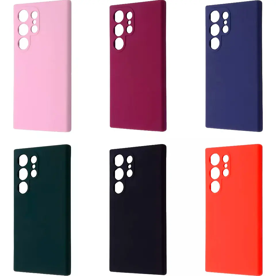 Чохол Wave Full Silicone Cover для Samsung Galaxy S24 Ultra Black [100458] - фото 2