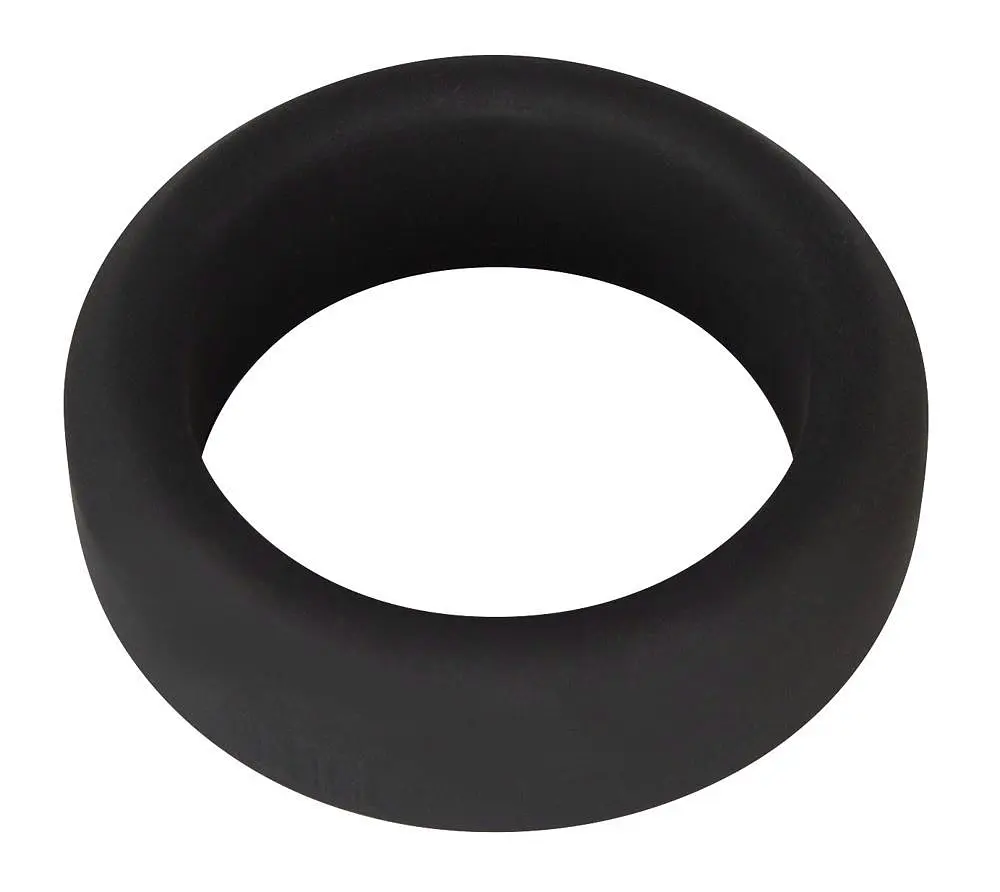 Эрекционное кольцо Black Velvets Cock Ring 3.2 см черный - фото 4