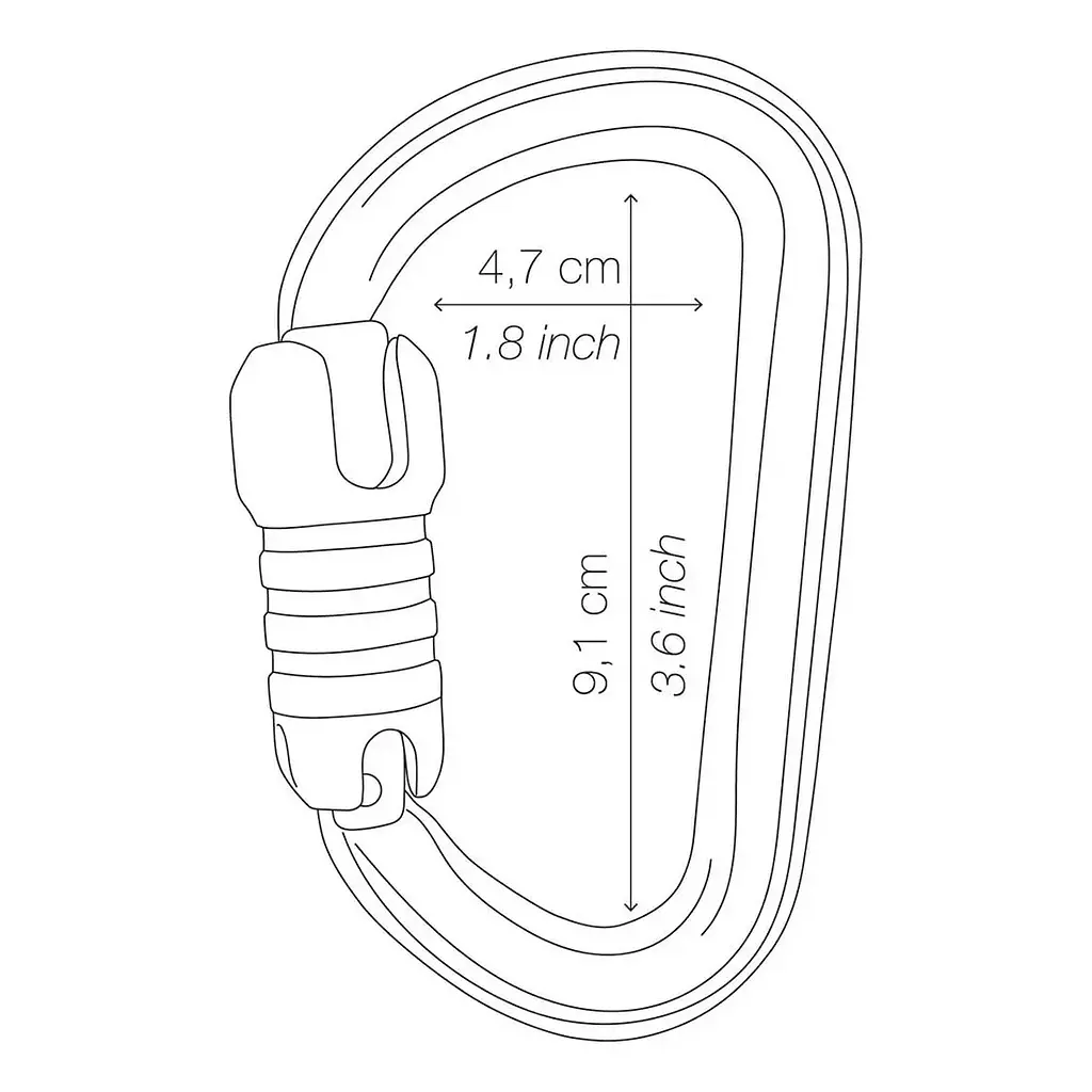Карабін Petzl BM'D Triact-Lock Black Black (1052-M032AA01) - фото 2