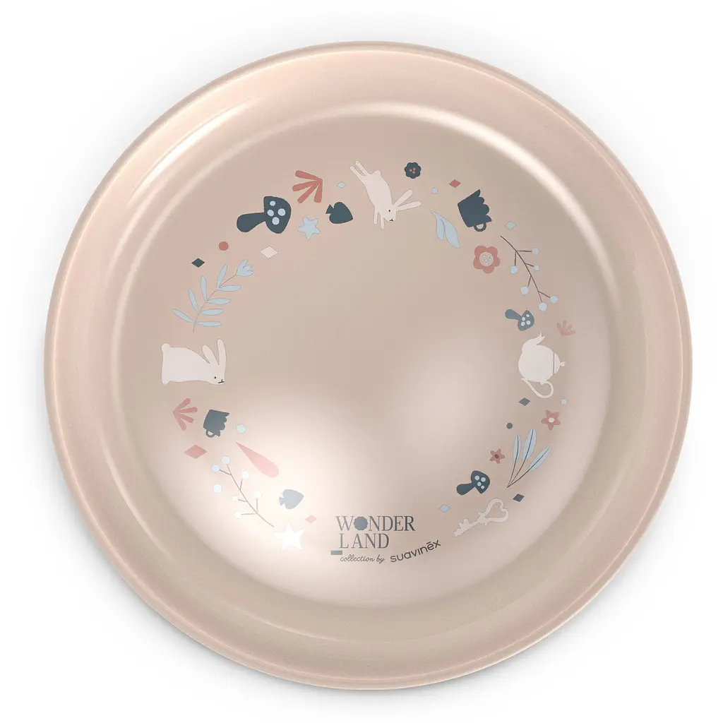 Набір посуду для годування Suavinex Wonderland +6 місяців світло-рожевий (308808) - фото 6