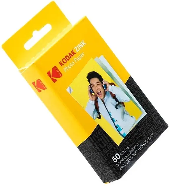 Фотопапір Kodak Premium ZINK Photo Paper 2x3" (50х77мм) 50 аркушів (RODZ2X350) - фото 4