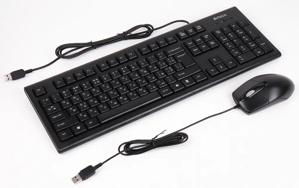 Клавіатура+миша A4tech KR-8372 (Black) - фото 3