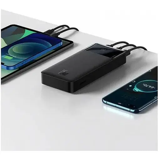 Портативний акумулятор Baseus Bipow Digital Display 10000 mAh 15W (PPDML-I01) чорний - фото 4