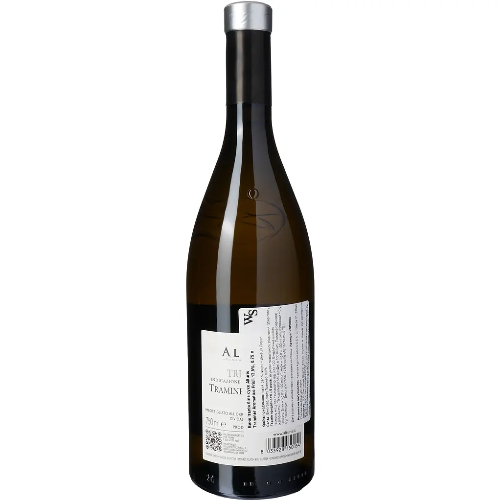Вино Alturis Traminer Aromatico Fruili біле сухе 13% 0.75 л - фото 4