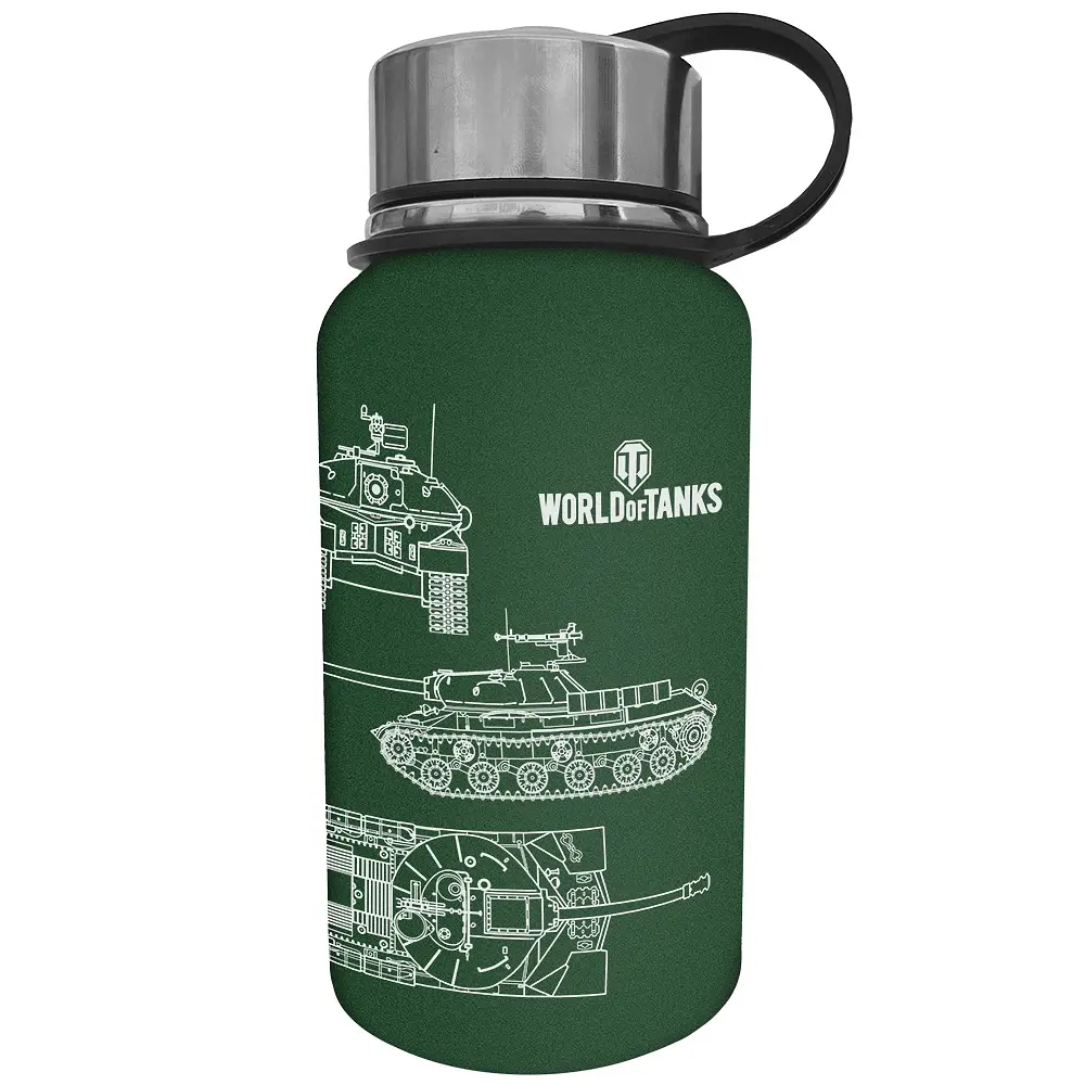 Термос WORLD OF TANKS 650 мл Зелений