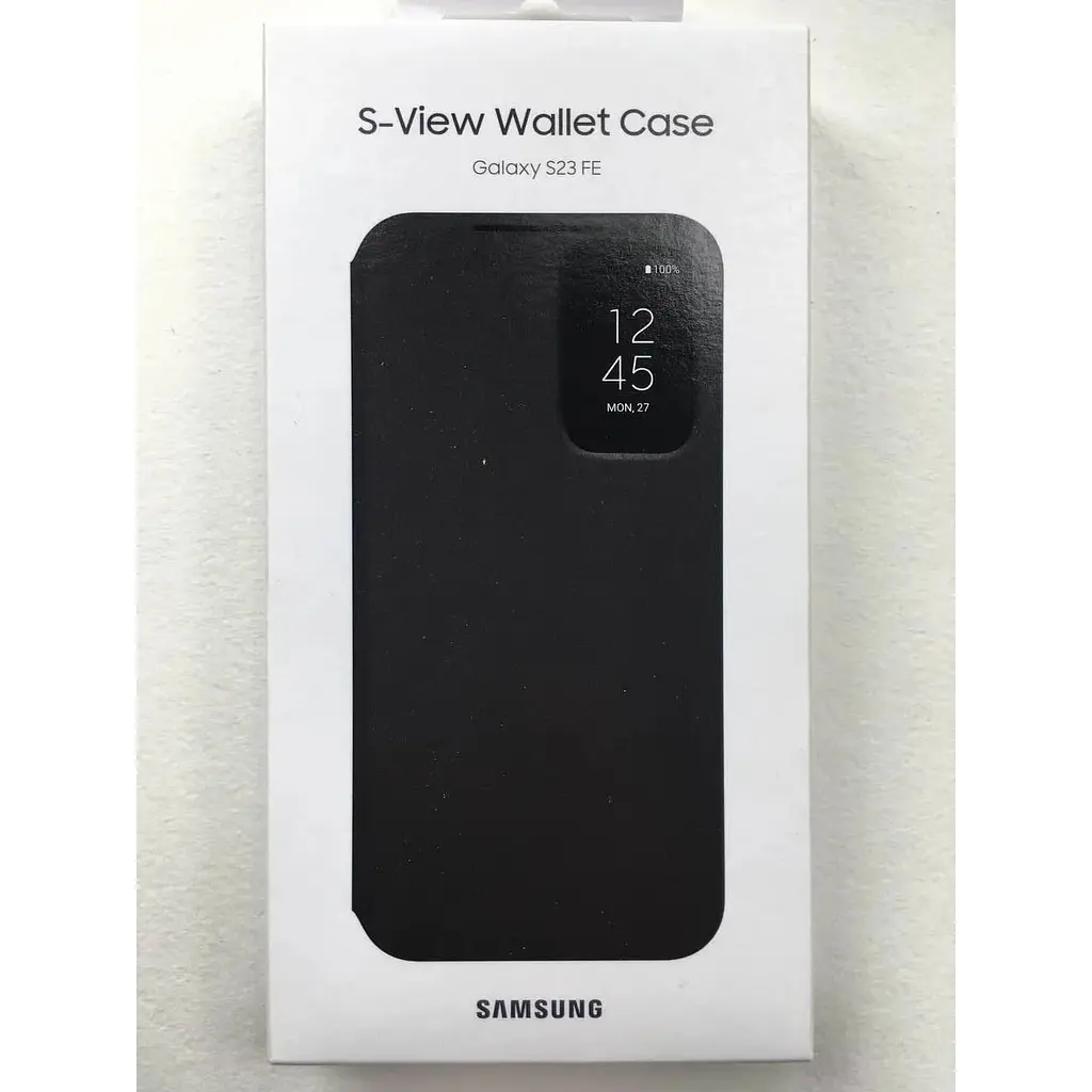 Оригінальний чохол-книжка Samsung для Galaxy S23 FE Clear View Smart Wallet Case Black (EF-ZS711CBEGRU) - фото 2