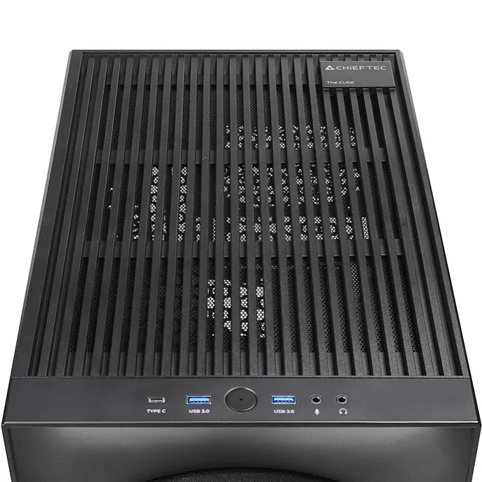 Корпус Chieftec THE CUBE CI-03B-OP, без Блок живлення, fan 20cm, mATX, Чорний - фото 8