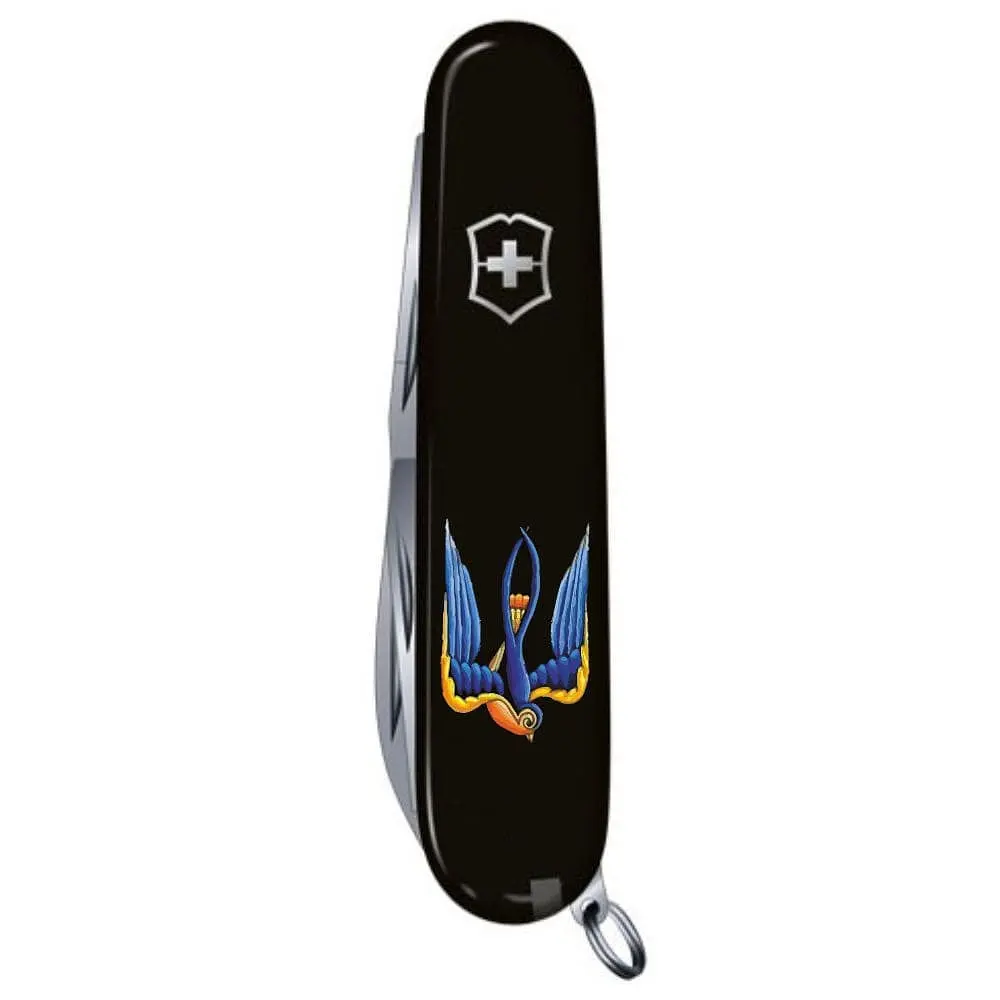 Ніж Victorinox Huntsman Ukraine 91мм 15функ чорн Ластівка - фото 3