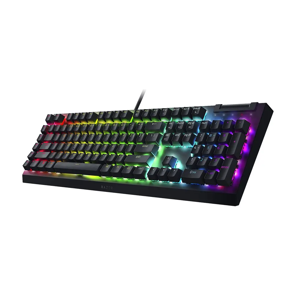 Клавіатура Razer BlackWidow V4 X Green Switch USB RU Black (RZ03-04700800-R3R1) - фото 4